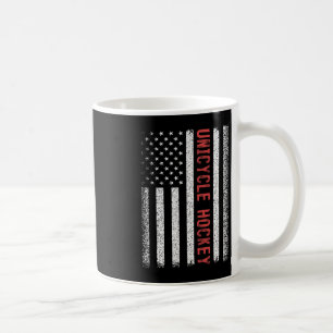 Unicycle Hockey American Flag 4th Of July Women Me Coffee Mug