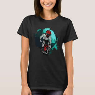 Unicycle Stunt Helmet T-Shirt