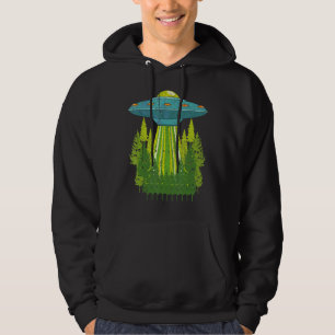 Unidentified Flying Object Alien Sci Fi Nature Tre Hoodie