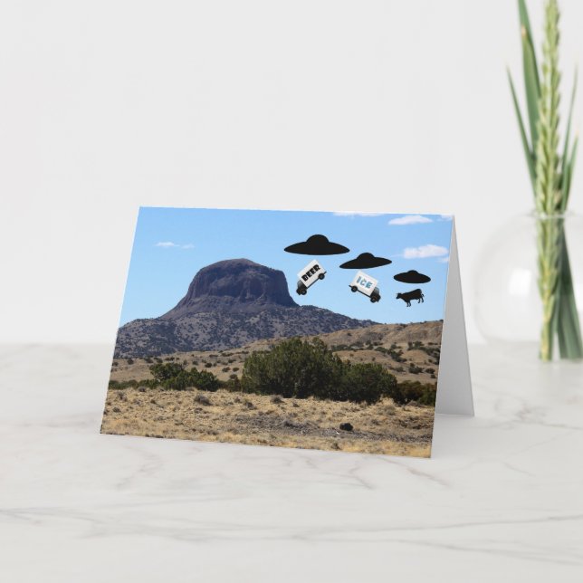 Unidentified Flying Object Card (Front)