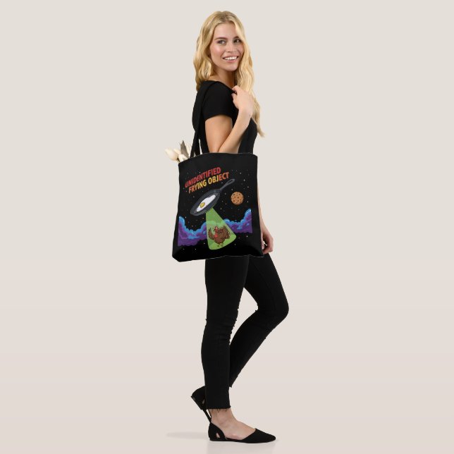  Unidentified Frying Object Funny UFO Turkey Abduc Tote Bag (On Model)