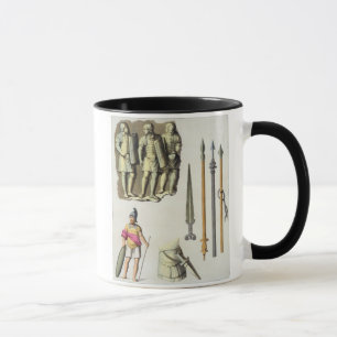 Uniform and weapons of Roman legionaries, from 'Le Mug