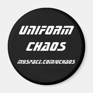 Uniform Chaos magnet - white