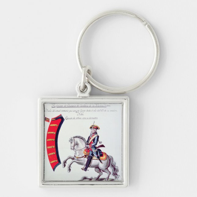 Uniform of the Volunteers Key Ring (Front)