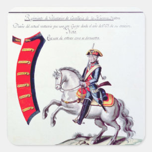 Uniform of the Volunteers Square Sticker