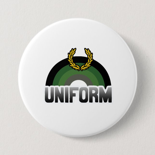 Uniform Pride 7.5 Cm Round Badge (Front)