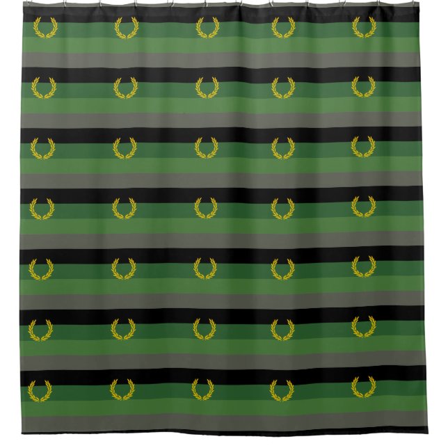 Uniform Pride Shower Curtain (Front)