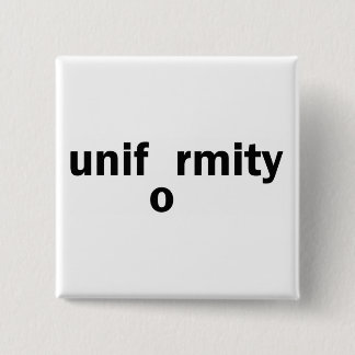 uniformity 15 cm square badge