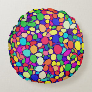 Unifying Colours  Round Cushion