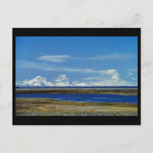 Unimak Island Peaks, Roundtop, Isanotski, Shishald Postcard