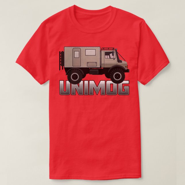 UNIMOG overlander on black 1 T-Shirt (Design Front)