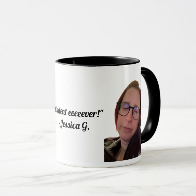 Unimpressed Jess Quote Mug (Front Right)