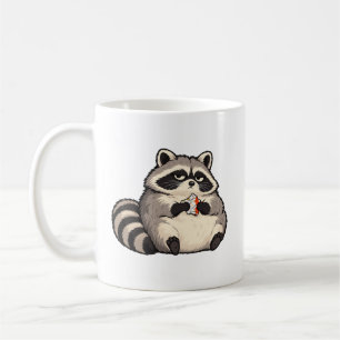Unimpressed Snack Racoon Coffee Mug