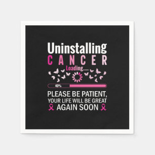 uninstalling cancer loading breast cancer awarenes napkin