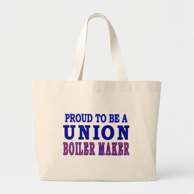 UNION BOILER MAKER LARGE TOTE BAG (Front)