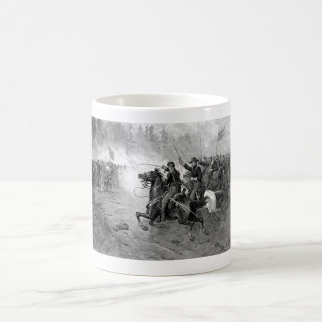 Union Cavalry Charge -- Civil War Coffee Mug (Center)