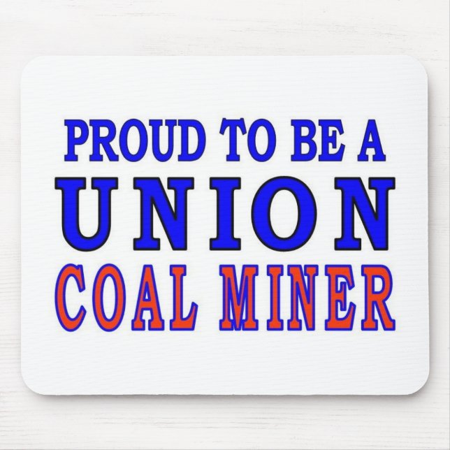 UNION COAL MINER MOUSE PAD (Front)