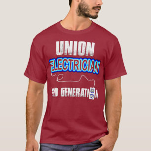 Union Electrician Tee Electrical Workers 2nd Gen