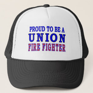 UNION FIRE FIGHTERS TRUCKER HAT