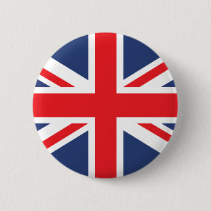 Union Flag 6 Cm Round Badge