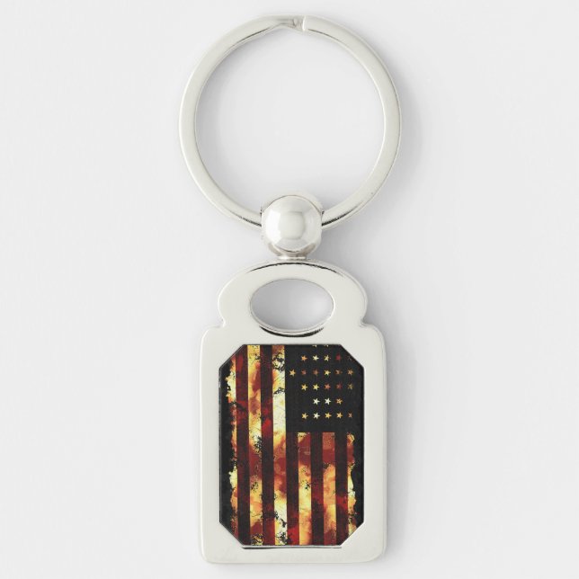Union Flag American Civil War Key Ring (Front)