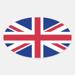 Union Flag Oval Sticker