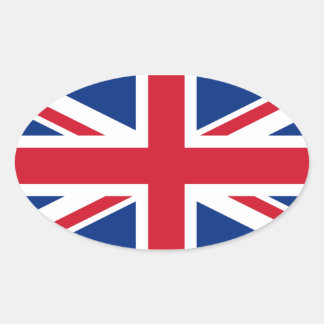 Union Flag Oval Sticker