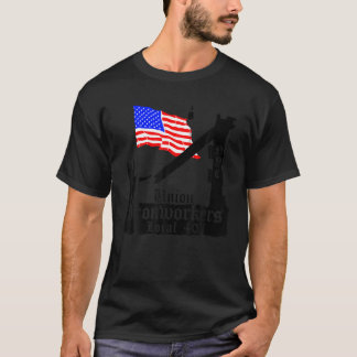 Union Ironworkers Local 40 NYC American Flag Tee