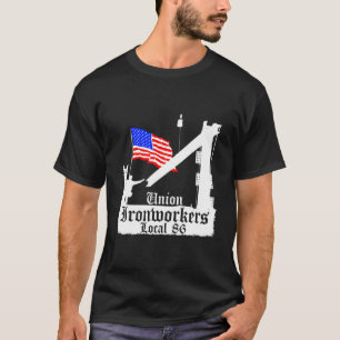 Union Ironworkers Local 86 Hoodie American Flag Se T-Shirt