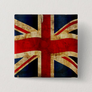 Union Jack 15 Cm Square Badge