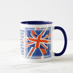 Union Jack # 2 ~ Ringer Mug