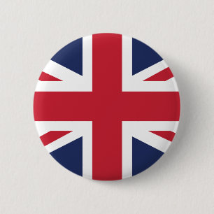 Union Jack 6 Cm Round Badge
