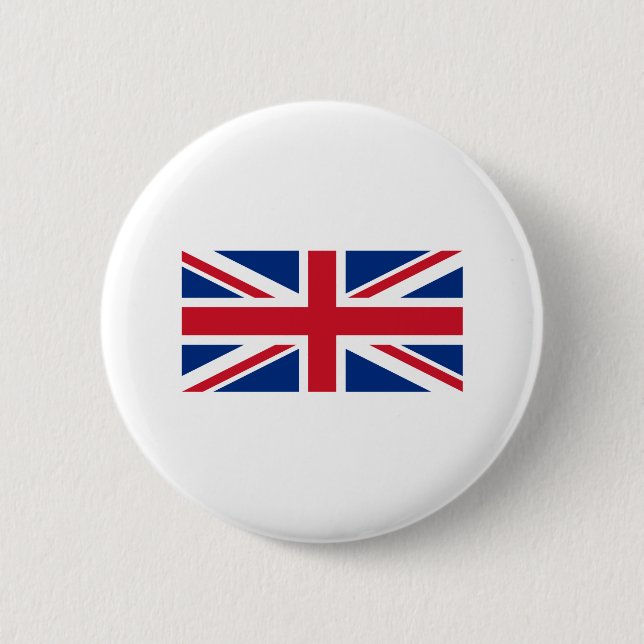 Union Jack 6 Cm Round Badge (Front)