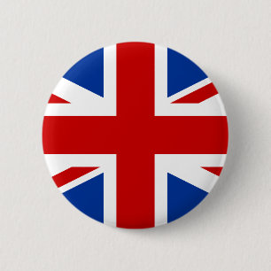 Union Jack 6 Cm Round Badge