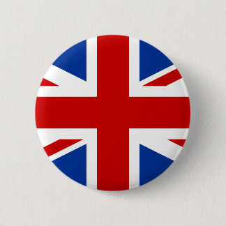 Union Jack 6 Cm Round Badge