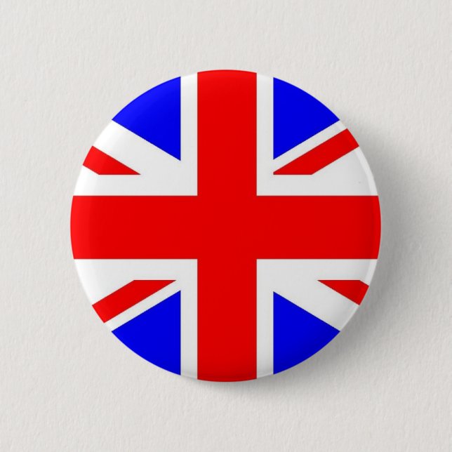 UNION JACK BADGE/BUTTON 6 CM ROUND BADGE (Front)