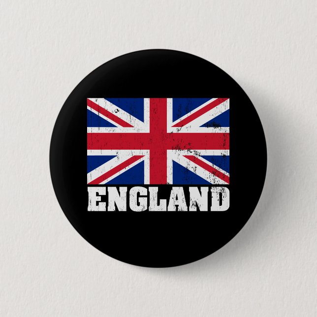 Union Jack British Flag Button (Front)