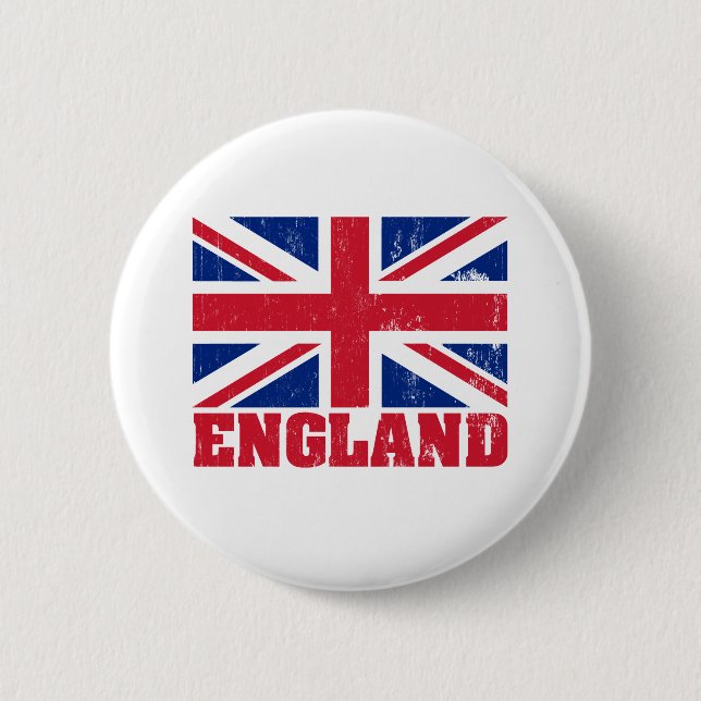 Union Jack British Flag Button (Front)