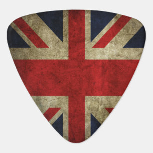 Union Jack British Flag Of England Rock and Roll Plectrum