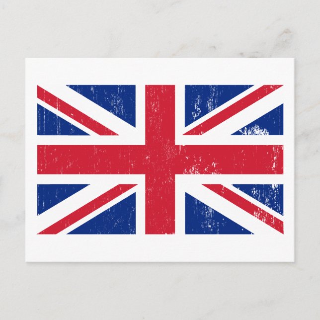 Union Jack British Flag Postcard (Front)