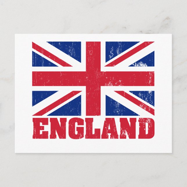 Union Jack British Flag Postcard (Front)