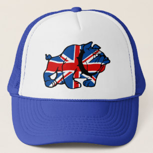 Union Jack Bulldog Trucker Hat
