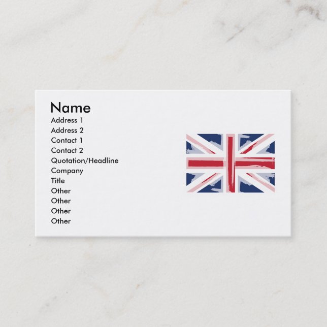 UNION_JACK BUSINESS CARD (Front)