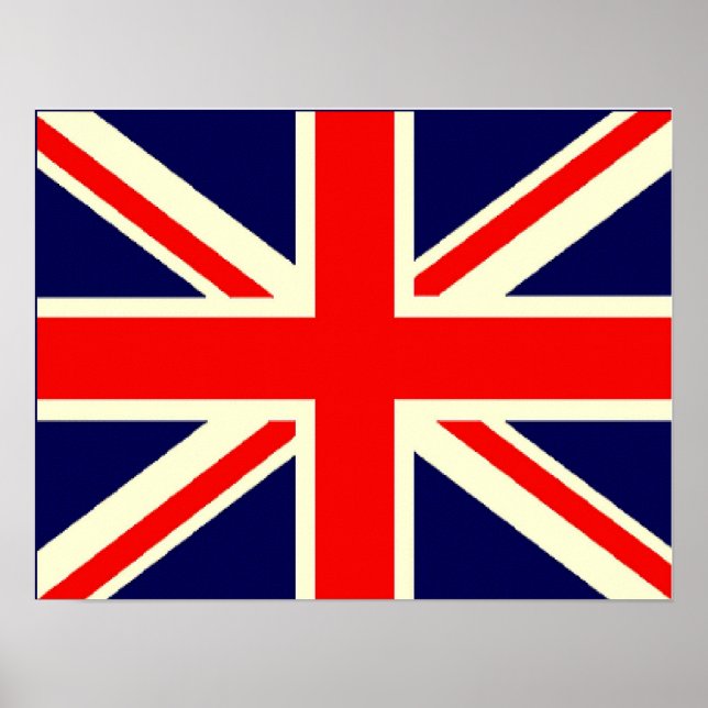 Union Jack Canvas Poster (Front)