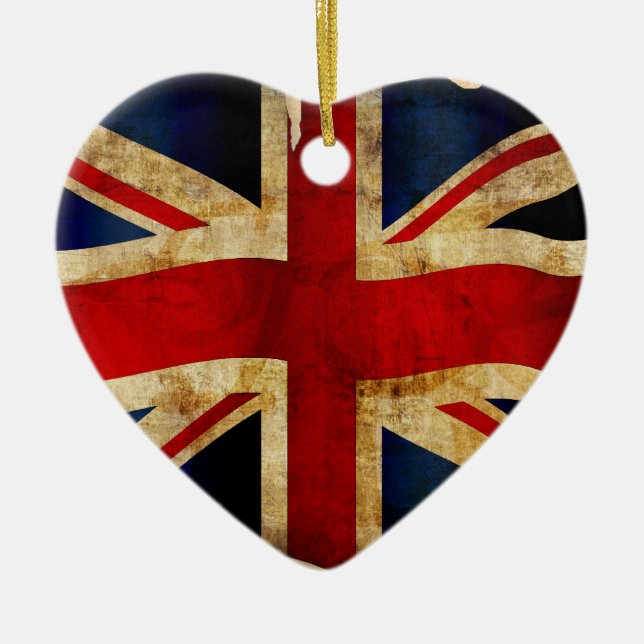 Union Jack Ceramic Ornament (Front)