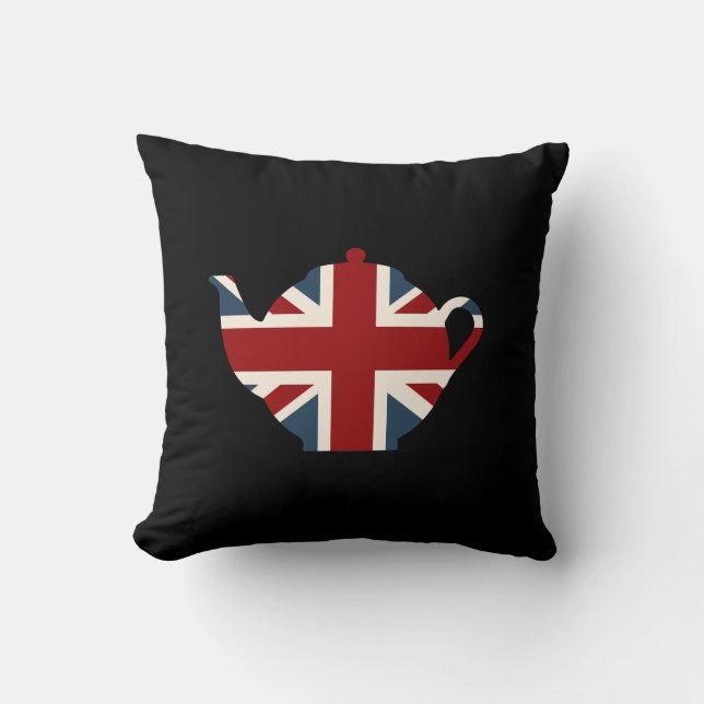 Union Jack Classic Teapot Cushion (Front)