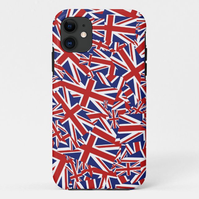 Union Jack Collage Case-Mate iPhone Case (Back)