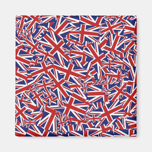 Union Jack Collage Magnet (Front)