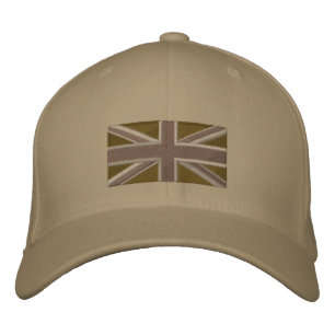 Union Jack - Desert Embroidered Hat
