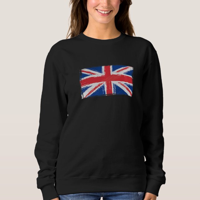 Union Jack Flag  2 Sweatshirt (Front)
